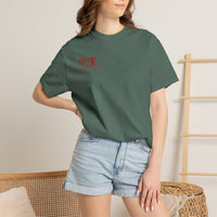 Grisly Cabin Red Drip Horror T-Shirt