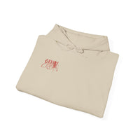 Grisly Cabin Hoodie — Red Drip Horror