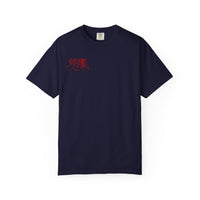 Grisly Cabin Red Drip Horror T-Shirt
