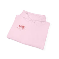 Grisly Cabin Hoodie — Red Drip Horror