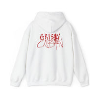 Grisly Cabin Hoodie — Red Drip Horror