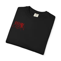 Grisly Cabin Red Drip Horror T-Shirt