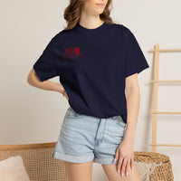 Grisly Cabin Red Drip Horror T-Shirt
