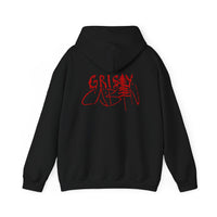 Grisly Cabin Hoodie — Red Drip Horror