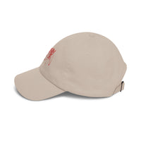 Grisly Cabin Red Drip Horror Dad Cap