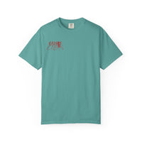 Grisly Cabin Red Drip Horror T-Shirt