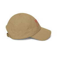 Grisly Cabin Red Drip Horror Dad Cap