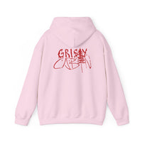 Grisly Cabin Hoodie — Red Drip Horror