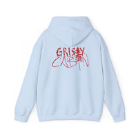 Grisly Cabin Hoodie — Red Drip Horror