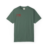 Grisly Cabin Red Drip Horror T-Shirt