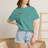Grisly Cabin Red Drip Horror T-Shirt