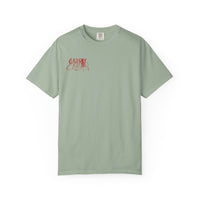 Grisly Cabin Red Drip Horror T-Shirt