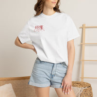 Grisly Cabin Red Drip Horror T-Shirt