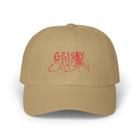 Grisly Cabin Red Drip Horror Dad Cap