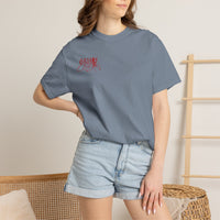 Grisly Cabin Red Drip Horror T-Shirt